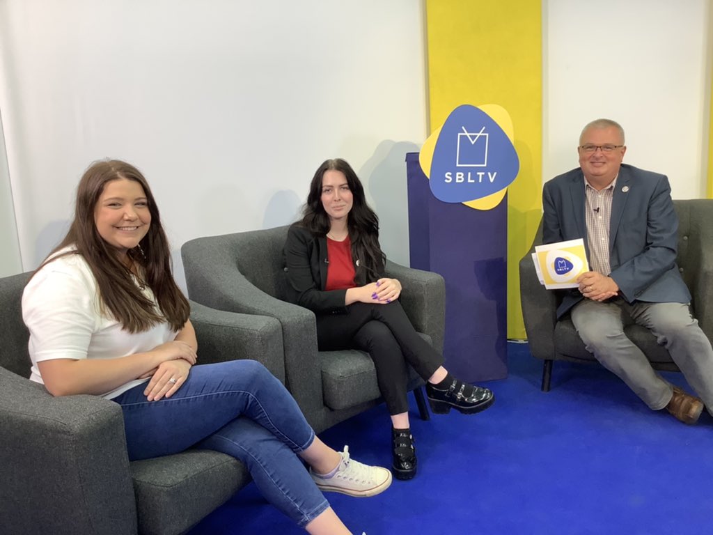 Lily Ellis from Aico and Leanne Simcoe of Little Stars Baby Bank chat with Carl Jones